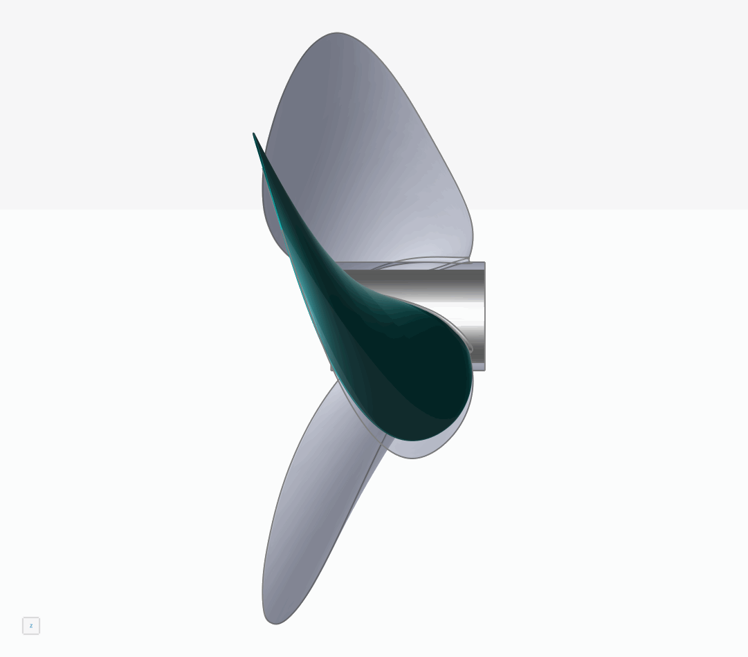 Marina Propeller - Parametric CAESES Model